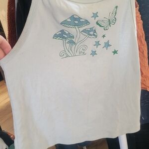 Womens Mushroom and Butterfly Tank